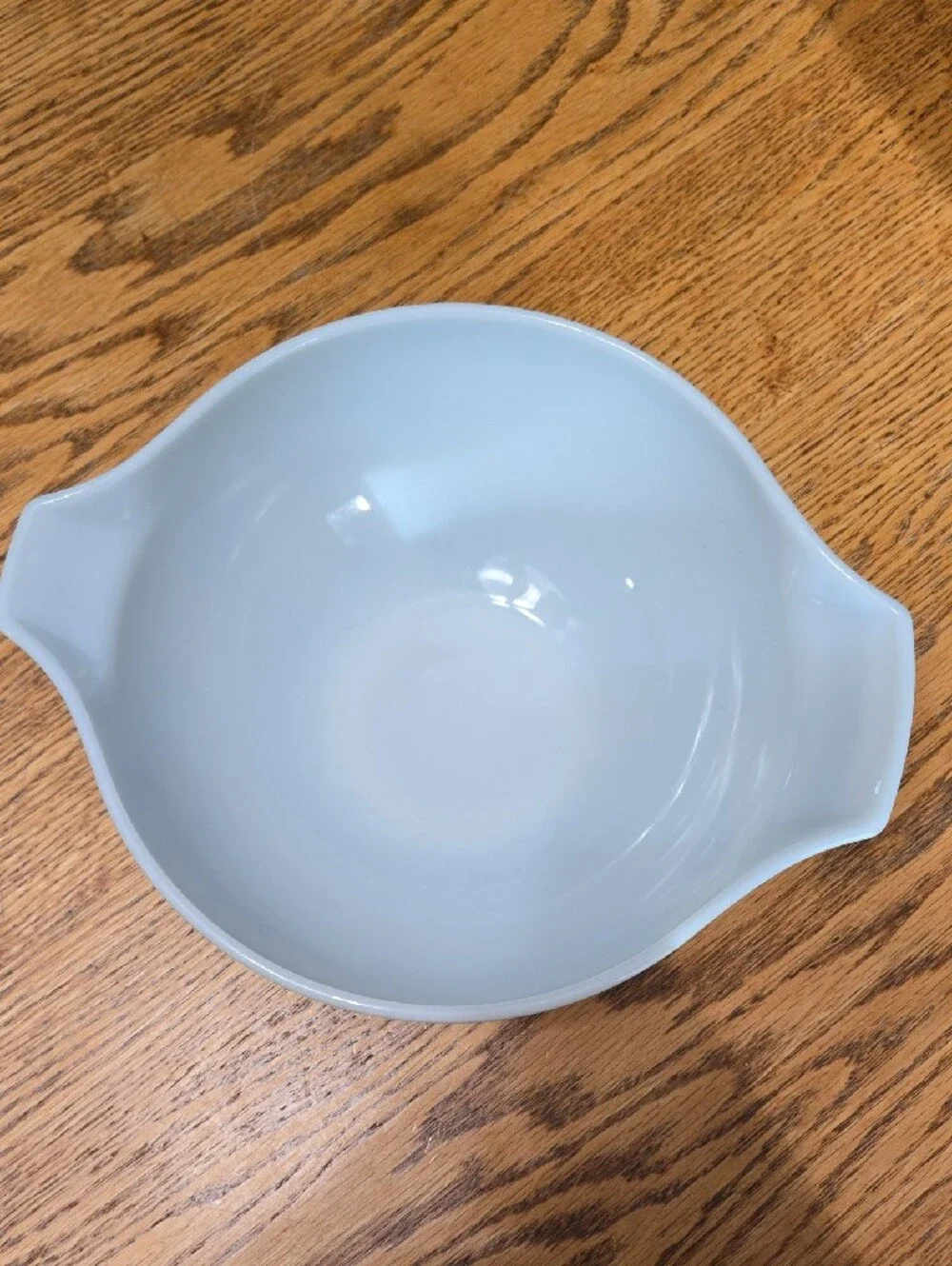 Pyrex Pale Green Gold Medallion 443 Cinderella Bowl